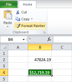 How to Save Time When Formatting Cells By Using Format Painter